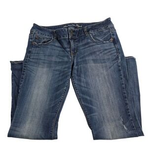American Eagle Artist Jeans Size 14 Stretch Medium Wash Denim Casual Everyday